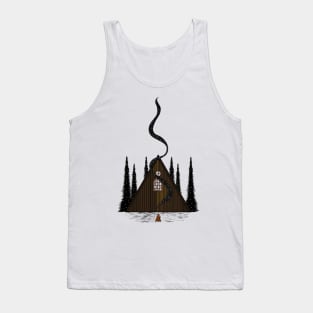 Hut in the woods Tank Top